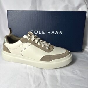 Cole Haan GrandPro Rally Cambry Sneaker Womens 6.5 Ivory Irish Coffee Gold  NIB